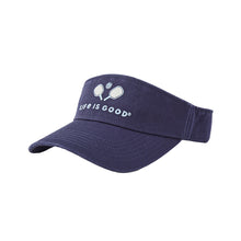 Load image into Gallery viewer, Life is Good Chill Cap Unisex Visor - Darkest Blue/One Size
 - 1
