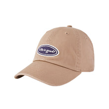 Load image into Gallery viewer, Life is Good Vintage Oval Unisex Chill Cap - Tan/One Size
- 3