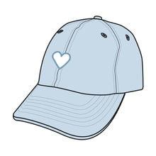 Load image into Gallery viewer, Life is Good Heart Unisex Chill Cap - Glacier Blue/One Size
 - 1