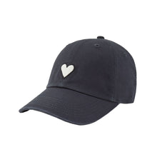 Load image into Gallery viewer, Life is Good Heart Unisex Chill Cap - Jet Black/One Size
 - 2
