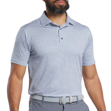 Load image into Gallery viewer, FootJoy Houndstooth Geo Lisle Mens Golf Polo - White/XL
- 3