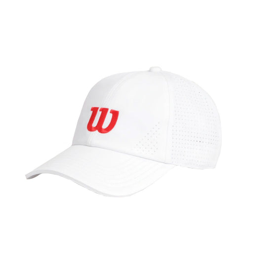 Wilson Active Perforated Tennis Hat - Br Wht/Infrared/L/XL