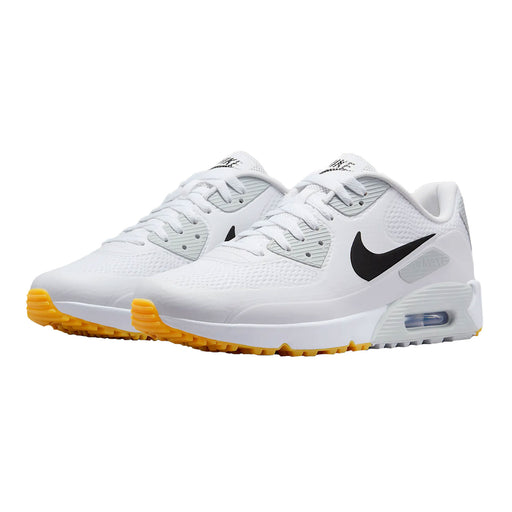 Nike Air Max 90 G Mens Golf Shoes - White/Black/D Medium/12.0