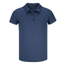 Load image into Gallery viewer, Under Armour Zinger 3.0 Heather Girls Golf Polo - Midnt Nvy Hthr/L
 - 1
