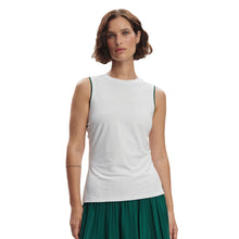 Load image into Gallery viewer, Varley Arton Womens Performance Tank - White/Forest/L
 - 3