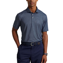 Load image into Gallery viewer, RLX Golf SS Ltwt Airflow Micro Cube Mens Golf Polo - Refined Navy/XXL
 - 3