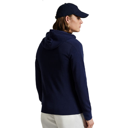 RLX Polo Golf Tech Waffle Refined Navy Mens Hoodie