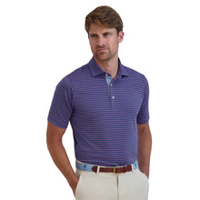 Load image into Gallery viewer, Fairway & Greene Michael Stripe Mens Golf Polo - True Blue/XXL
- 3