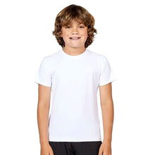 Load image into Gallery viewer, Sofibella SB Boys Shortsleeve WT Boys Tennis Shirt - White/L
 - 1