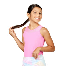 Load image into Gallery viewer, Sofibella UV Racerback Girls Tennis Tank Top
 - 2