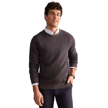 Load image into Gallery viewer, Rhone Birdseye Mens Sweater - Gravel/Tru Navy/XL
 - 1