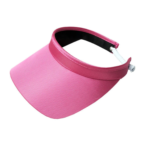 GloveIt Solid Coil Womens Visor - Pink/One Size
