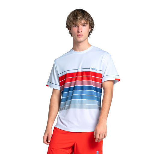 K-Swiss Apollo Crew Mens Tennis Shirt - Infinity/XL