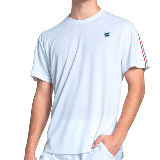 K-Swiss Artemis Crew Mens Tennis Shirt - Infinity/XL