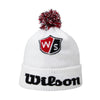 Wilson Golf Tour White Red Unisex Golf Beanie