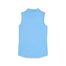 Load image into Gallery viewer, Puma Cloudspun Piped Sleeveless Girls Golf Polo
 - 5