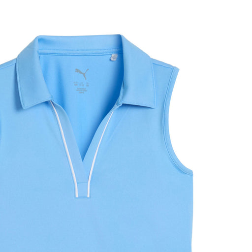 Puma Cloudspun Piped Sleeveless Girls Golf Polo