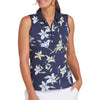 Puma Golf Mattr Lily Floral Womens Sleeveless Golf Polo