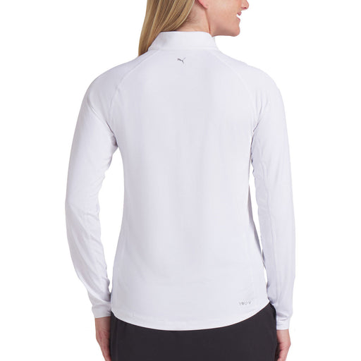 Puma You-V Solid Womens Long Sleeve Golf 1/4 Zip