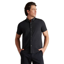 Load image into Gallery viewer, Rhone Commuter Short Sleeve Mens Shirt - Black/XL
 - 1