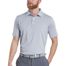 Load image into Gallery viewer, FootJoy Balance Stripe Lisle Mens Golf Polo
 - 2