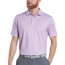 Load image into Gallery viewer, FootJoy Floral Sketch Print Lisle Mens Golf Polo - Pk Lemnd/Skyway/XL
- 1