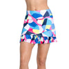 Lucky In Love Paddle Groove 14.5 Inch Womens Pickleball Skirt