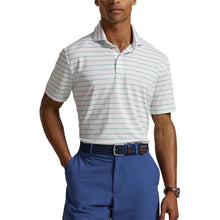 Load image into Gallery viewer, RLX Polo Golf LW Airflow Stripe Mens Golf Polo - Ceramc Wt/Multi/L
- 1
