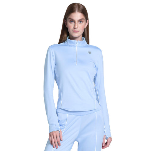 K-Swiss Edge Women's Tennis Quarter Zip - Astro/M