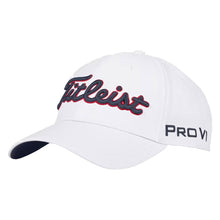 Load image into Gallery viewer, Titleist Tour Performance Mens Golf Hat 2025 - White/Navy/Red/One Size
- 13