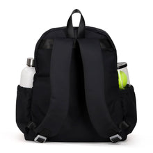 Load image into Gallery viewer, Ame & Lulu Game On Black/Coral Tennis Backpack
 - 2
