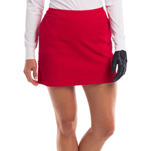 Load image into Gallery viewer, EP New York Tech Stretch 16.5 In Womens Golf Skort - Candy Apple/L
 - 1