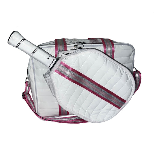 Vaught Sports Puffer Pickleball Bag - Pink/White