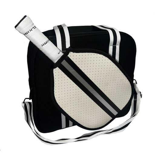 Vaught Sports Neoprene Pickleball Bag - Black/Cream