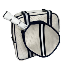 Load image into Gallery viewer, Vaught Sports Neoprene Pickleball Bag - Cream/Navy
 - 3