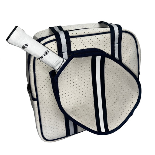 Vaught Sports Neoprene Pickleball Bag - Cream/Navy