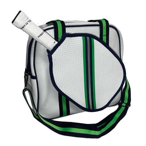 Vaught Sports Neoprene Pickleball Bag - White/Green