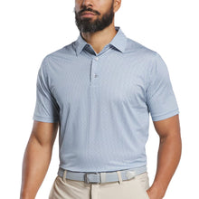 Load image into Gallery viewer, FootJoy Wiggle Print Lisle Mens Golf Polo - Grey/Navy/White/XL
 - 1