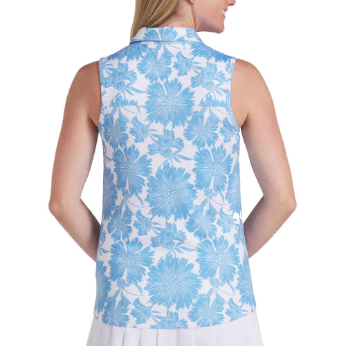 Puma Golf Cloudspun Botanic Womens Sleeveless Golf Polo - 2