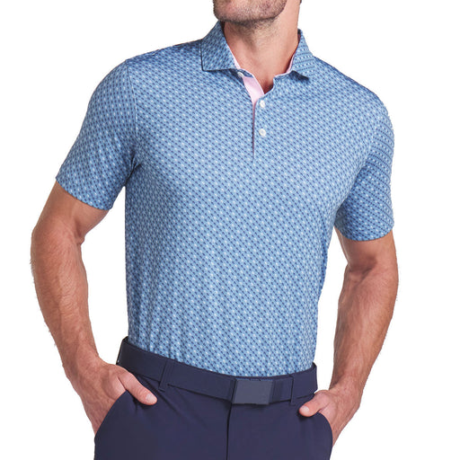 Puma Golf X AP Micro Umbrellas Mens Golf Polo - Zen Blue/XL