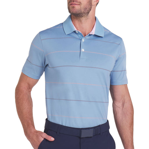 Puma X Arnold Palmer Rugby Stripe Mens Golf Polo - Zen Blue/XL