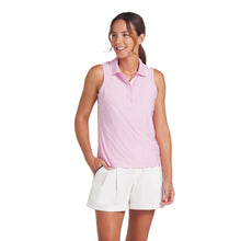 Load image into Gallery viewer, Puma Golf X Arnold Palmer Womens SL Golf Polo - Pale Pink/L
 - 3