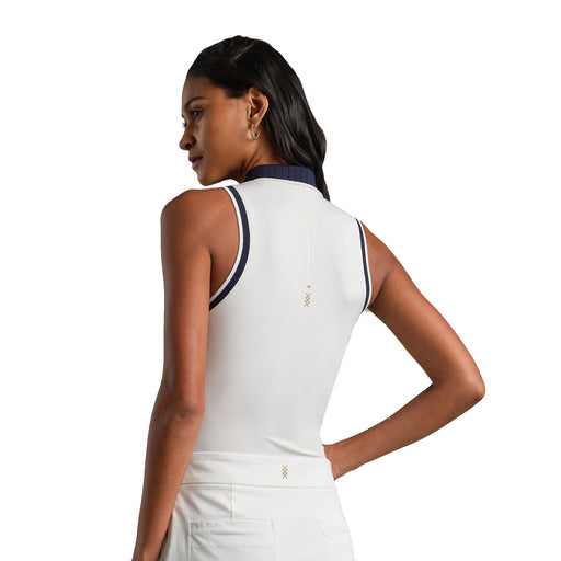 Rhone Prize Sleeveless Zip Womens Golf Polo