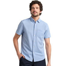Load image into Gallery viewer, Rhone Commuter Seersuckr SS Button Down Mens Shirt - Light Blue/XL
 - 1