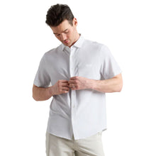 Load image into Gallery viewer, Rhone Commuter Seersuckr SS Button Down Mens Shirt - White/XL
 - 3