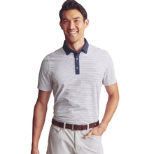 Load image into Gallery viewer, Rhone Sport Feeder Stripe Mens Golf Polo - True Nvy Stripe/XL
- 3