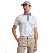 Load image into Gallery viewer, Rhone Sport Micro Foulard Mens Golf Polo - Bl Stone Foulrd/XL
- 1