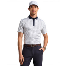 Load image into Gallery viewer, Rhone Sport Micro Foulard Mens Golf Polo - True Nvy Foulrd/XL
- 2