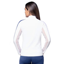 Load image into Gallery viewer, Ibkul Color Block Long Sleeve Mock Womens Golf QZ
 - 4