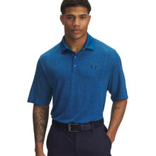 Load image into Gallery viewer, Under Armour Drive Seamless Mens Golf Polo - Ether Blue/XL
 - 1
